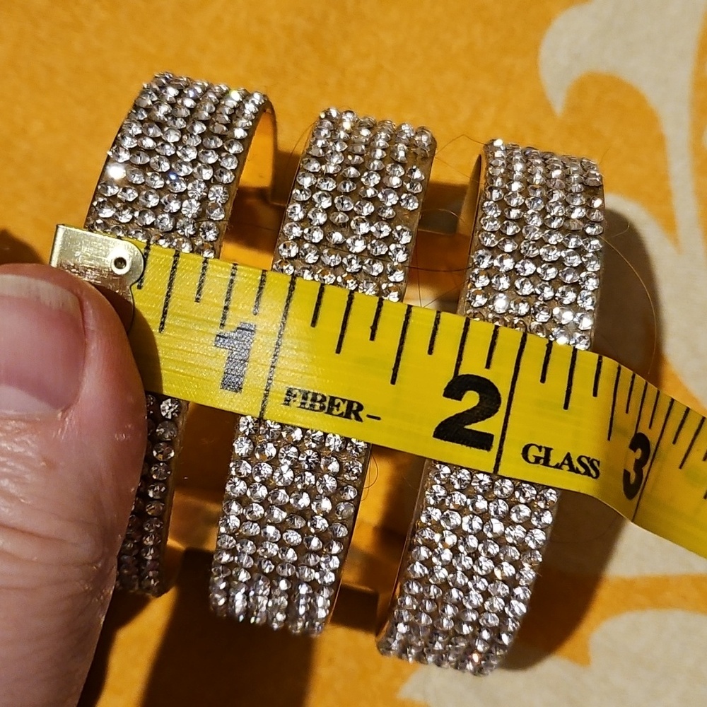 **Clearance** Rhinestone Cuff Bracelet - Picture 6 of 6